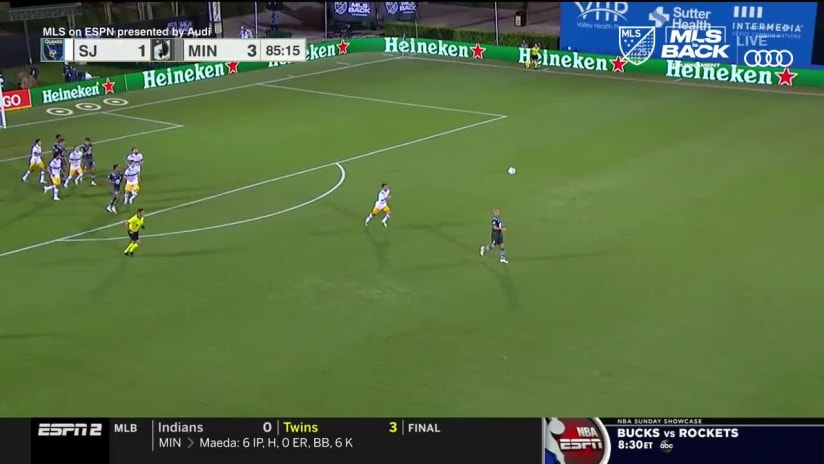 ASSIST: Hassani Dotson, Minnesota United FC - 86th minute