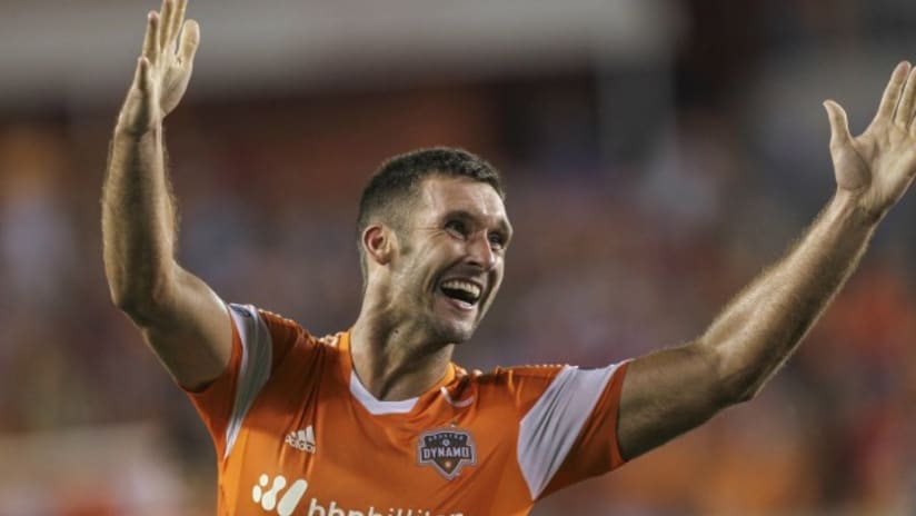 Will Bruin celebrates winning goal vs. D.C. United