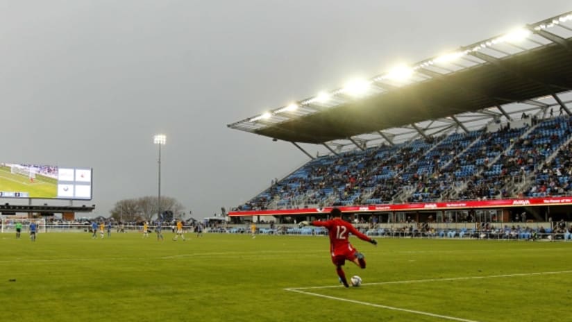 Avaya Stadium first preseason match