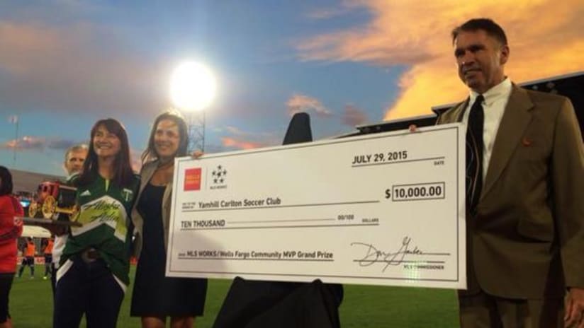 Karen Wright, 2015 MLS Community MVP