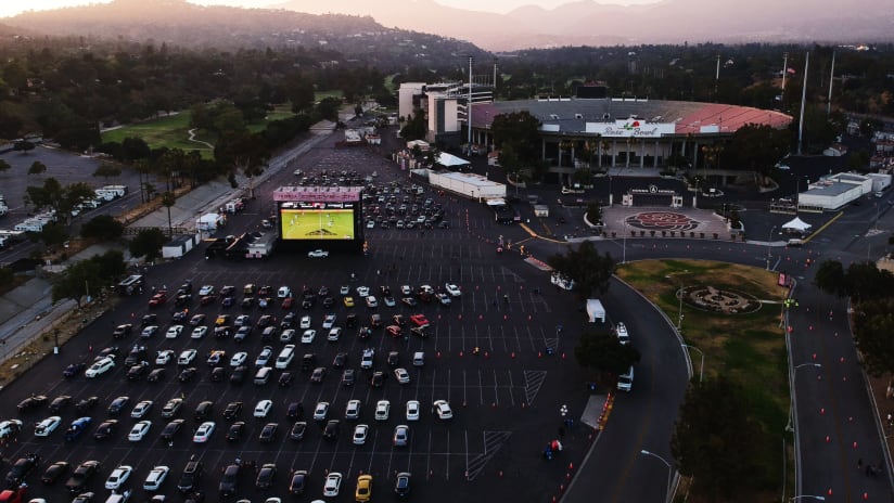 LA Galaxy - drive in - movie theater