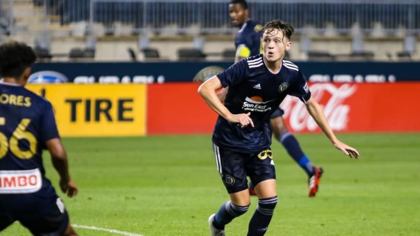 Jack McGlynn - Philadelphia Union - playing for Union II