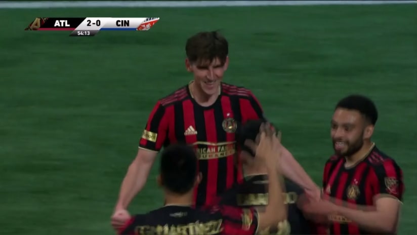 GOAL: Emerson Hyndman buries number two for Atlanta