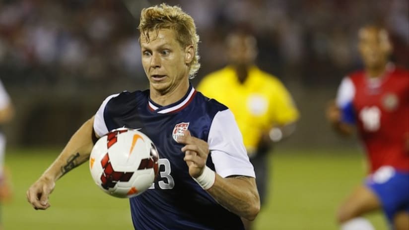 Brek Shea in action for the USMNT