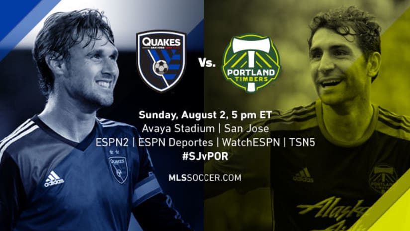San Jose Earthquakes vs. Portland Timbers, August 2, 2015