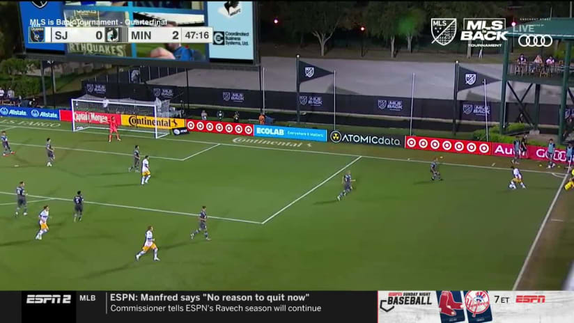 PENALTY SHOT: Magnus Eriksson, San Jose Earthquakes -