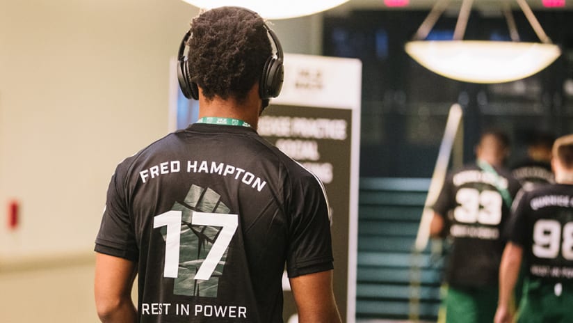 Jeremy Ebobisse - Portland Timbers - BLM shirt