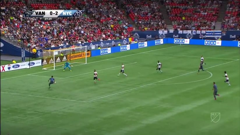 POST: Alexandru Mitrita rattles one off the post