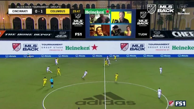 ASSIST: Youness Mokhtar, Columbus Crew SC - 30th minute