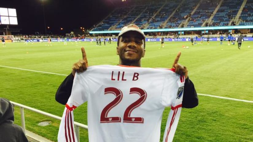 Lil B at Avaya Stadium