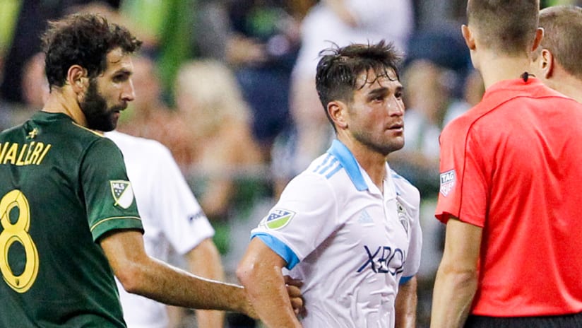 Diego Valeri, Nicolas Lodeiro - Portland Timbers vs. Seattle Sounders