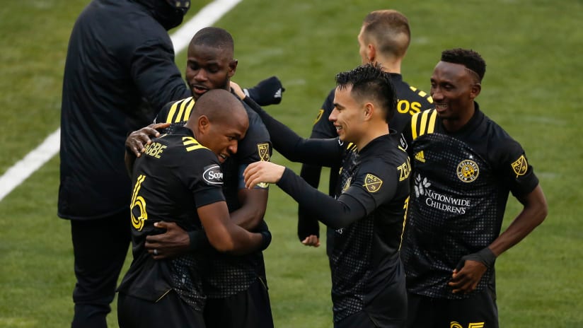 Darlington Nagbe - Columbus Crew - celebrates