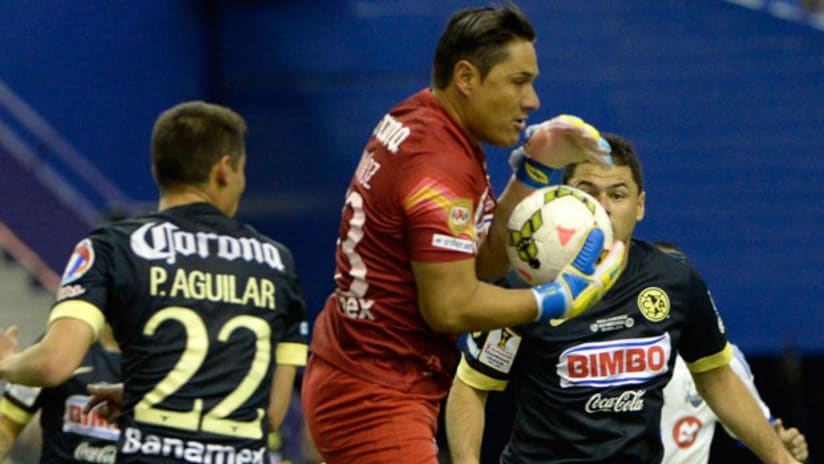 Moises Munoz, Club America, during CCL final 2015