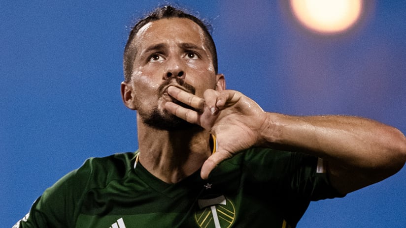 Sebastian Blanco - Portland Timbers - goal celebration