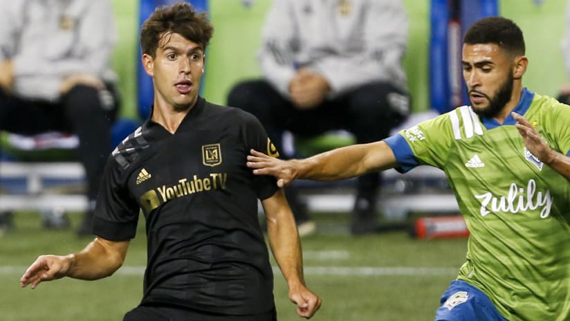 Francisco Ginella - LAFC - Seattle Sounders - Alex roldan