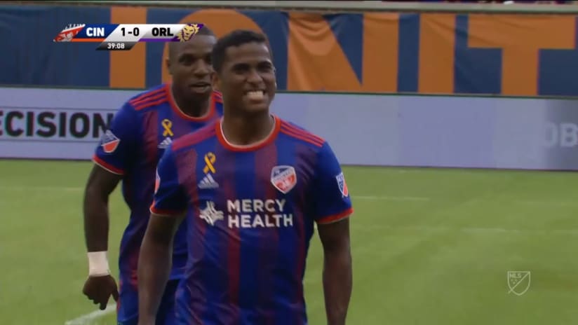 GOAL: Allan Cruz puts FC Cincinnati ahead