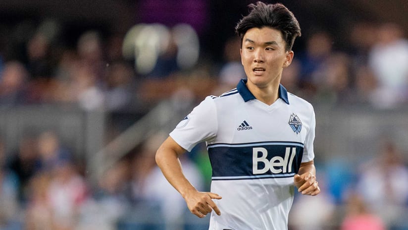 Inbeom Hwang – Vancouver Whitecaps – running upfield