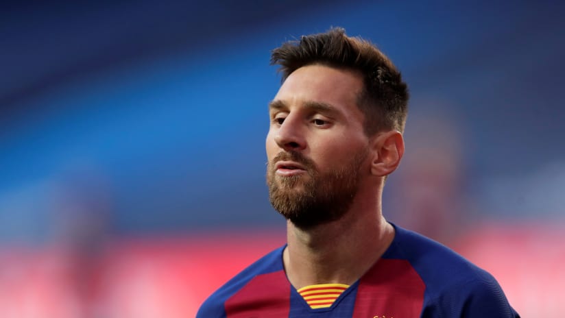 Lionel Messi Barcelona in Champions League