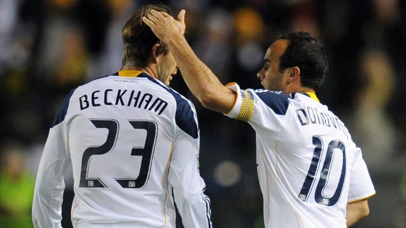 Landon Donovan and David Beckham - LA Galaxy