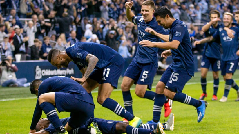 Sporting Kansas City - team celebration - on ground