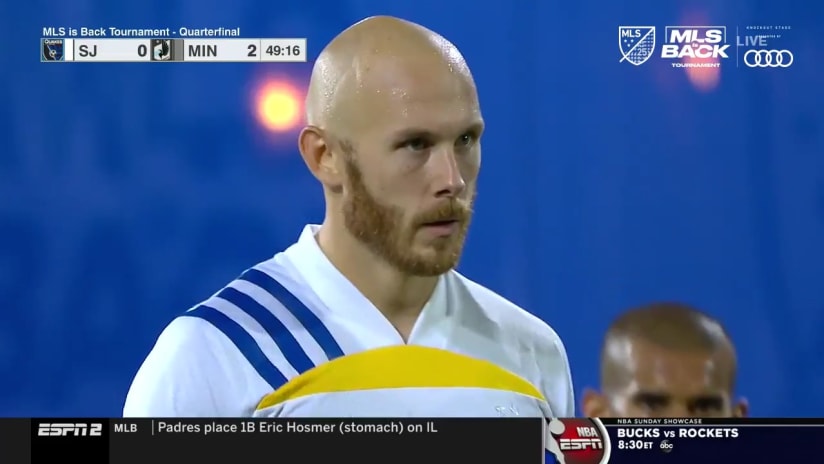 PK GOAL: Magnus Eriksson, San Jose Earthquakes - 50th minute