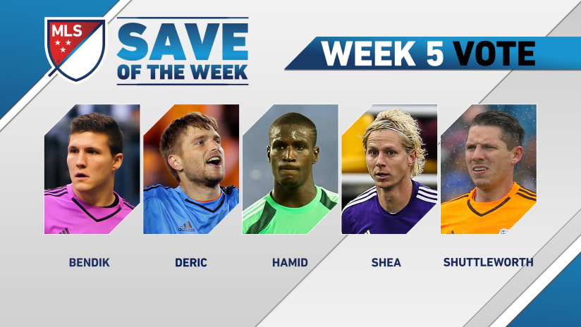 MLS Save of the Week Update: Orlando City's Brek Shea takes big lead over rest of the field