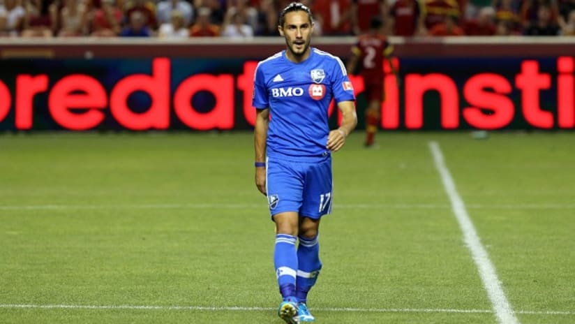 Issey Nakajima Farran walks off field for Montreal Impact