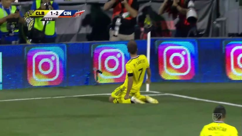 GOAL: Pedro Santos sizzles an upper-90 equalizer 