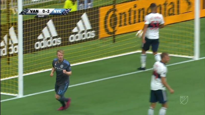 GOAL: Gary Mackay-Steven buries big chance