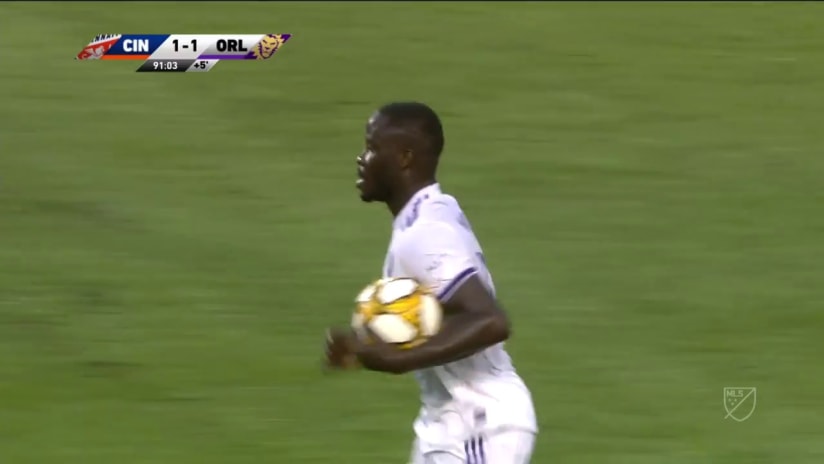 GOAL: Benji Michel pots a late equalizer for Orlando