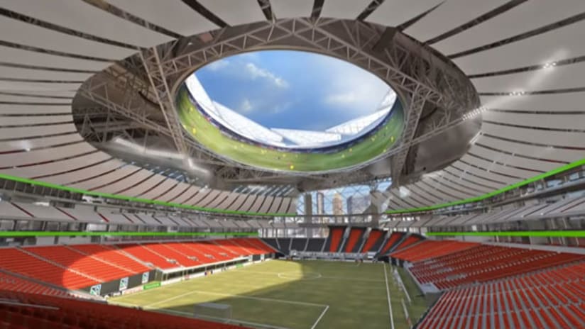 Atlanta stadium roof