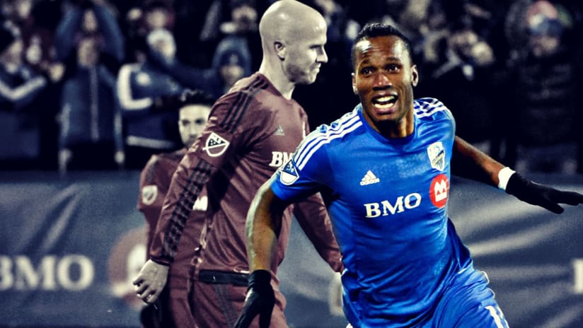 Didier Drogba - Montreal Impact - Celebration vs. Toronto