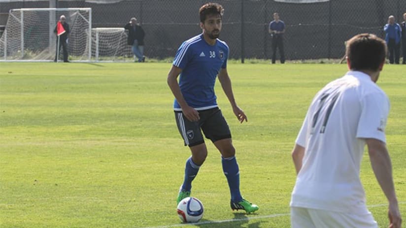 New Portuguese center back Paulo Renato with the San Jose Earthquakes