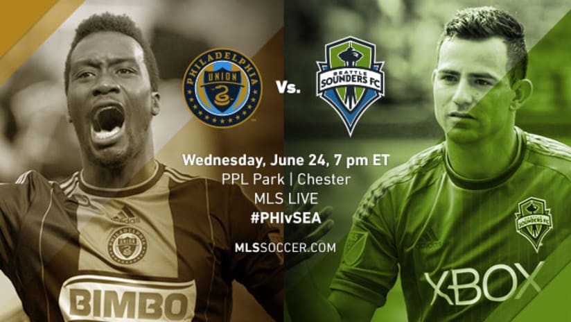 Philadelphia Union vs. Seattle Sounders, June 24, 2015