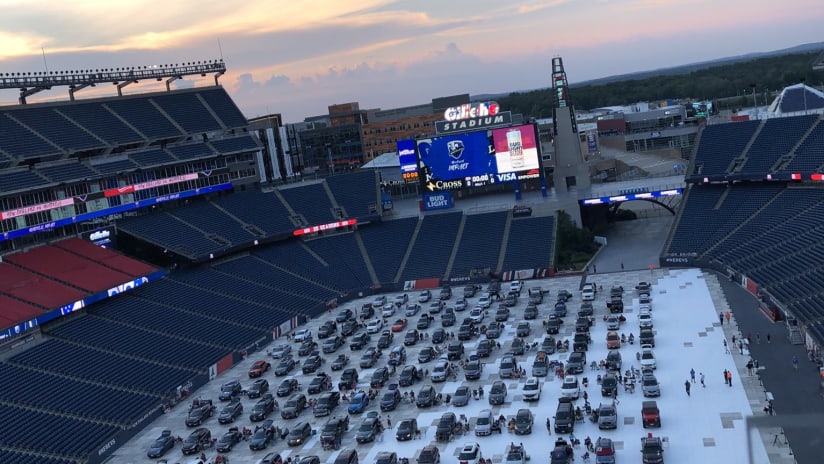 THUMB ONLY: Gillette Stadium drive-in viewing party - New England Revolution