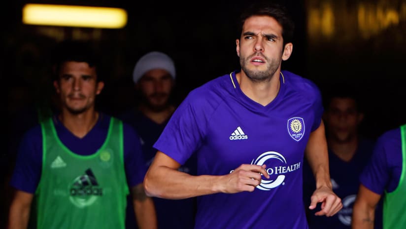 Kaká - Orlando City - emerges from the tunnel for warm-ups