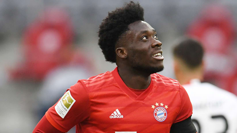 Alphonso Davies - Bayern Munich - smiling