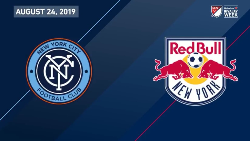 NYCFC 2-1 New York Red Bulls | 2-Minute Highlights