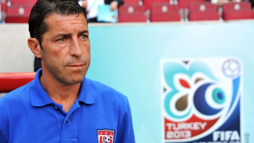 US coach Tab Ramos at the U-20 World Cup