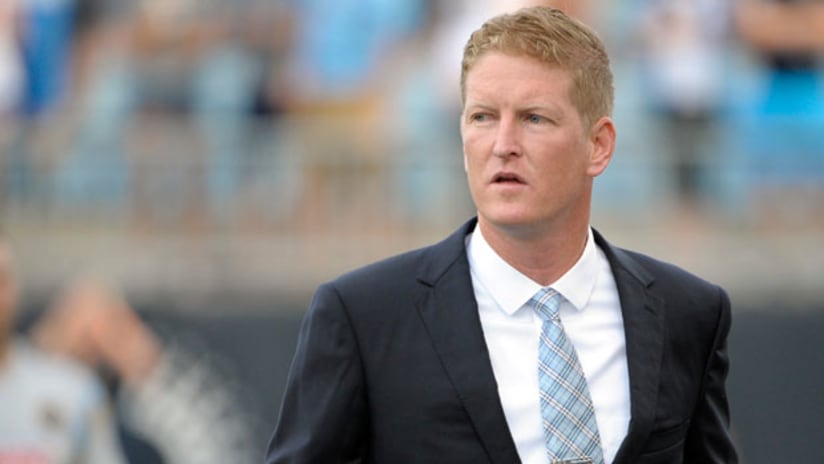 Jim Curtin during PHIvNY