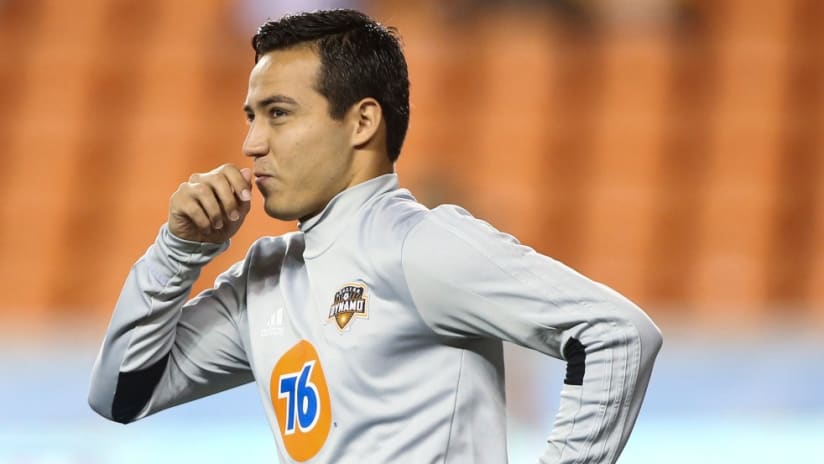 Erick Torres - Houston Dynamo - warming up