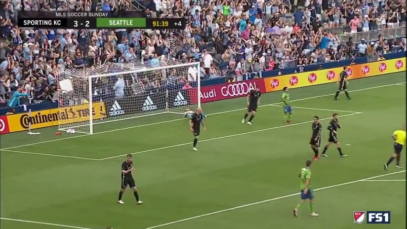 SAVE: Tim Melia nearly concedes the equalizer through his 5-hole