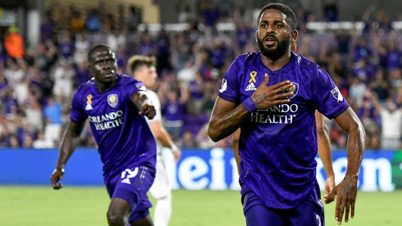 Ruan - Orlando City - celebrates goal