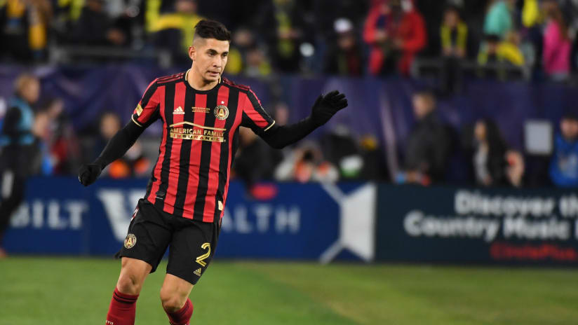 Franco Escobar on the ball - Atlanta United