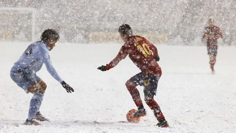 RSLvSKC action in the snow