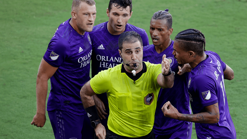 Orlando City - red card - reaction