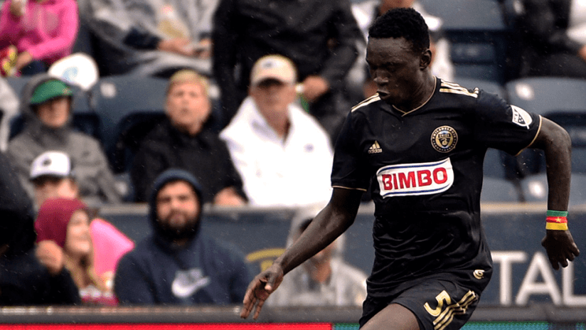 Olivier Mbaizo - Philadelphia Union - Close up