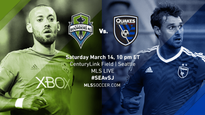 Seattle Sounders vs. San Jose Earthquakes, March 14, 2015