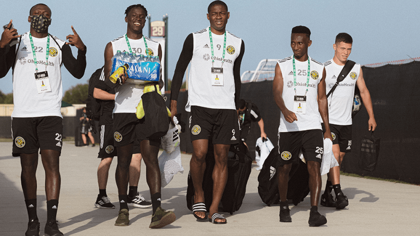 Columbus Crew - June 29 - walk to training