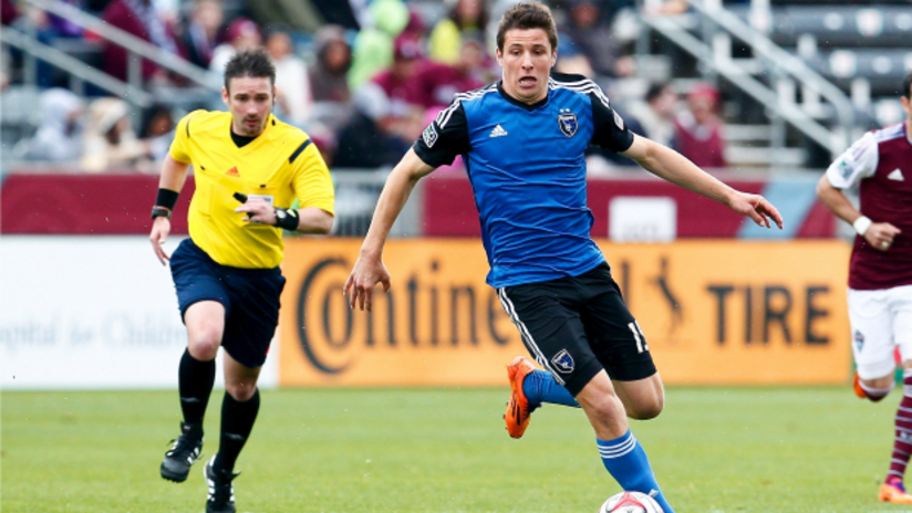 JJ Koval of the San Jose Earthquakes